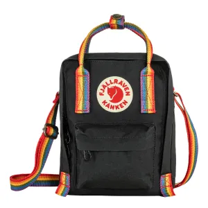 Fjallraven Kanken Rainbow Sling Black-Rainbow Pattern Fjällräven Kånken Bags