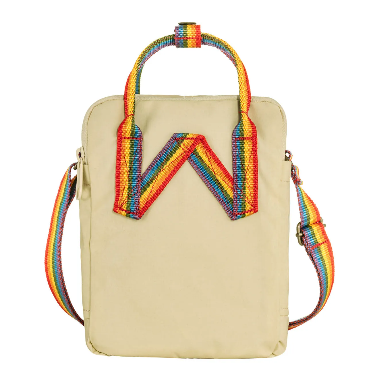 Fjallraven Kanken Rainbow Sling Light Oak-Rainbow Pattern Fjällräven Kånken Bags