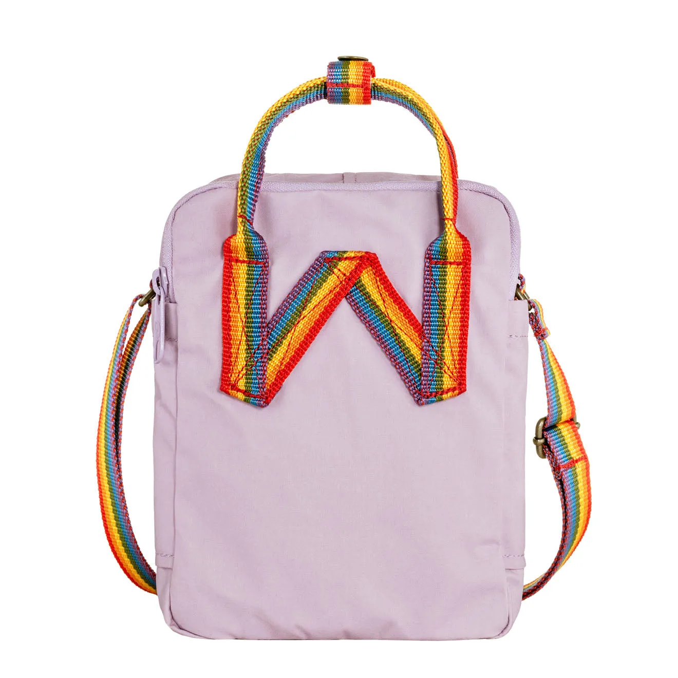 Fjallraven Kanken Rainbow Sling Pastel Lavender-Rainbow Fjällräven Kånken Bags