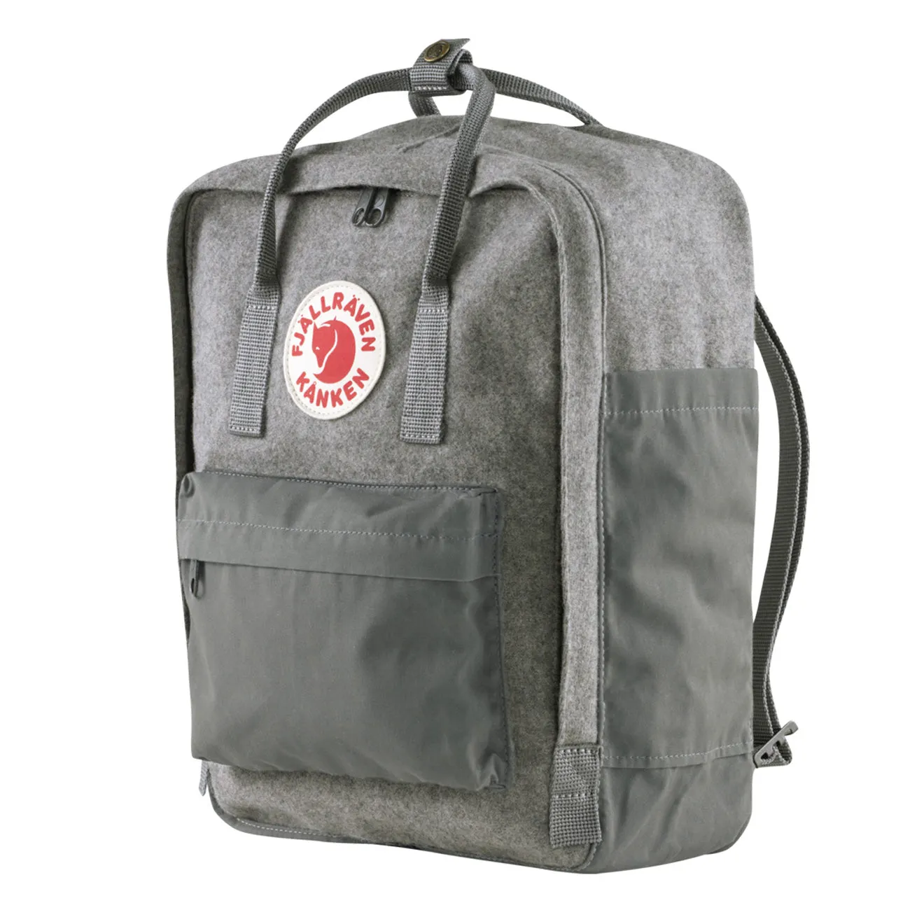Fjallraven Kanken Re-Wool Granite Grey Fjällräven Kånken Bags