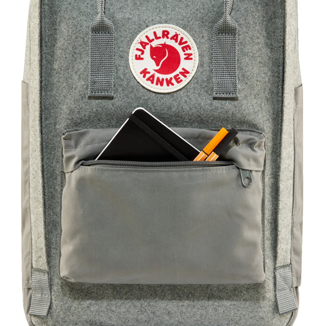 Fjallraven Kanken Re-Wool Laptop 15  Granite Grey Fjällräven Kånken Bags