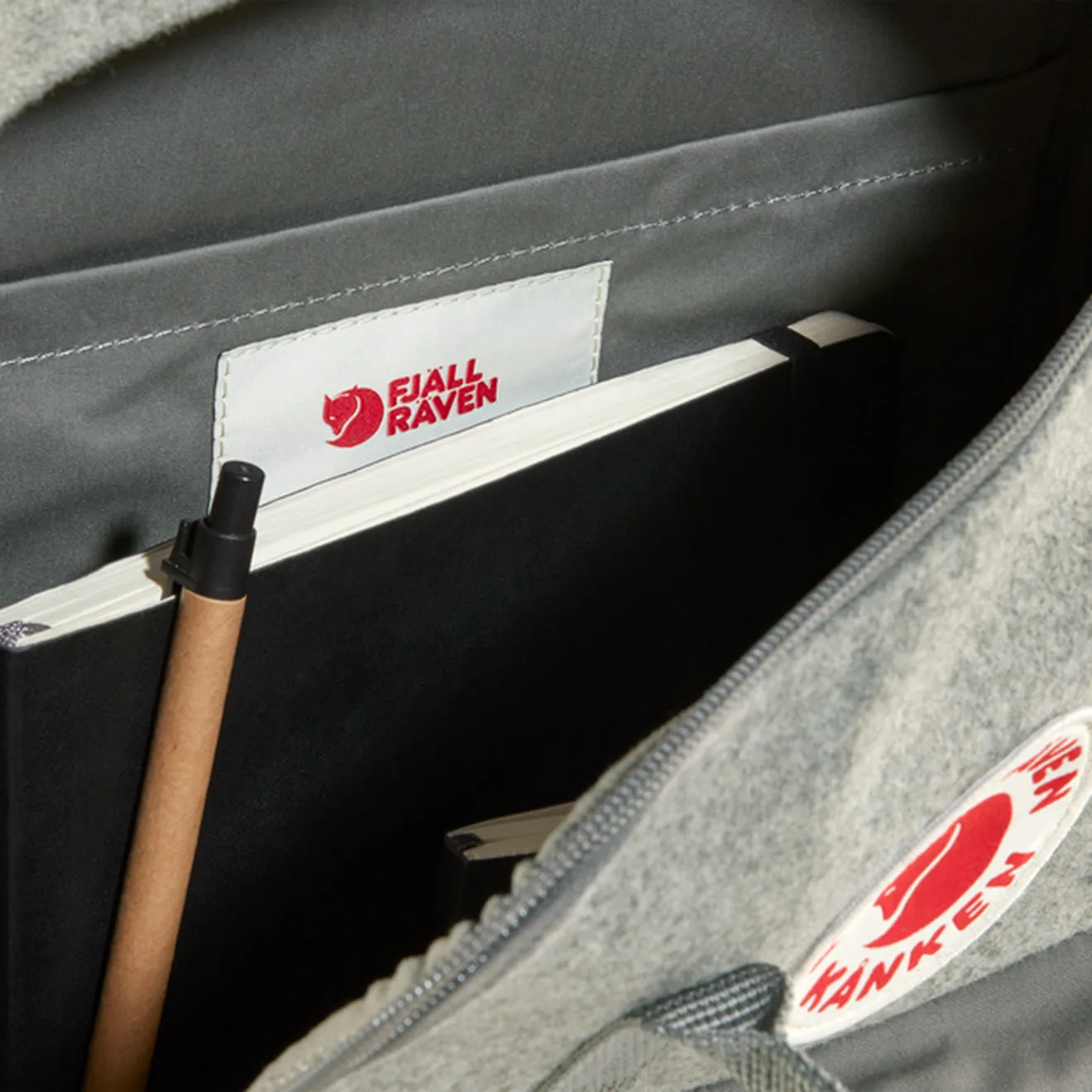 Fjallraven Kanken Re-Wool Laptop 15  Granite Grey Fjällräven Kånken Bags