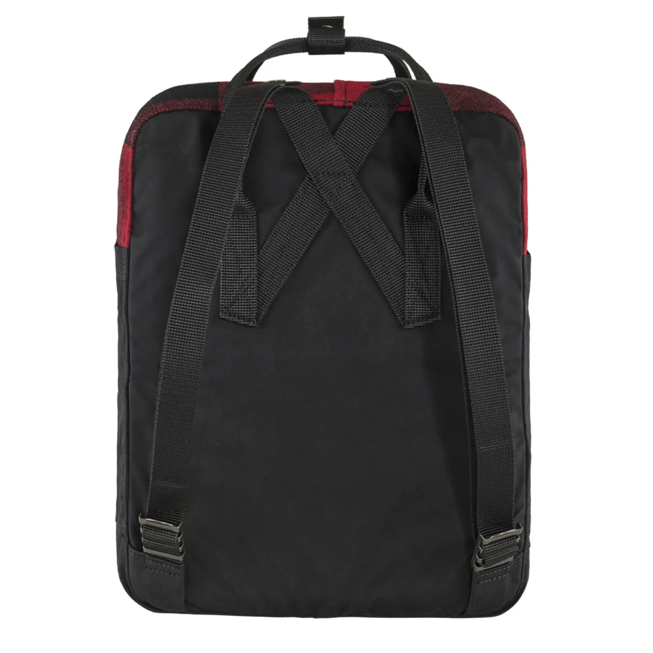 Fjallraven Kanken Re-Wool Red / Black Fjällräven Kånken Bags