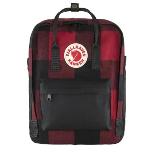 Fjallraven Kanken Re-Wool Red / Black Fjällräven Kånken Bags