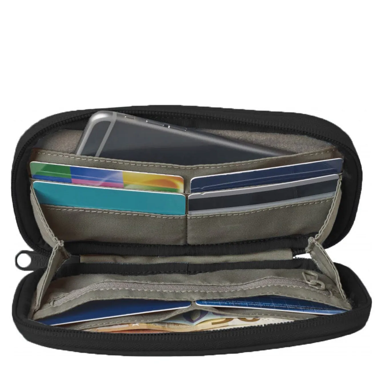 Fjallraven Kanken Travel Wallet Black Fjällräven Kånken Bags