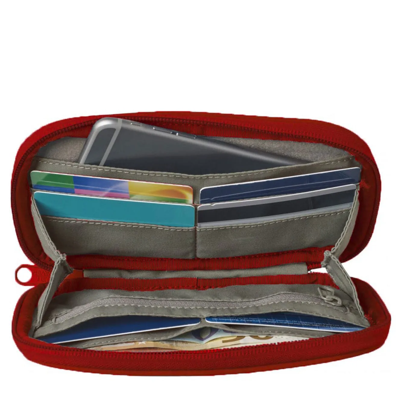 Fjallraven Kanken Travel Wallet Ox Red Fjällräven Kånken Bags