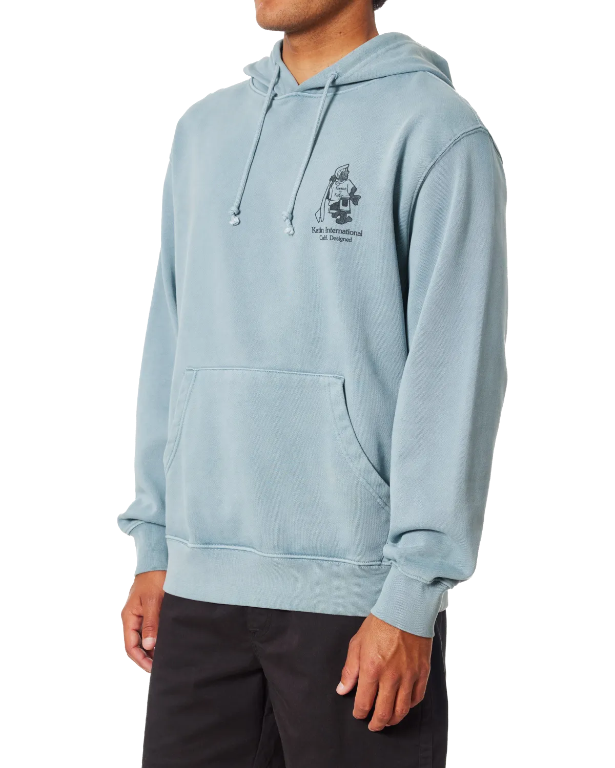 Forecast Hoodie in Sky Pigment Dye
