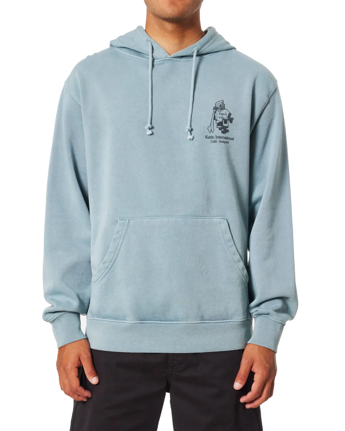 Forecast Hoodie in Sky Pigment Dye