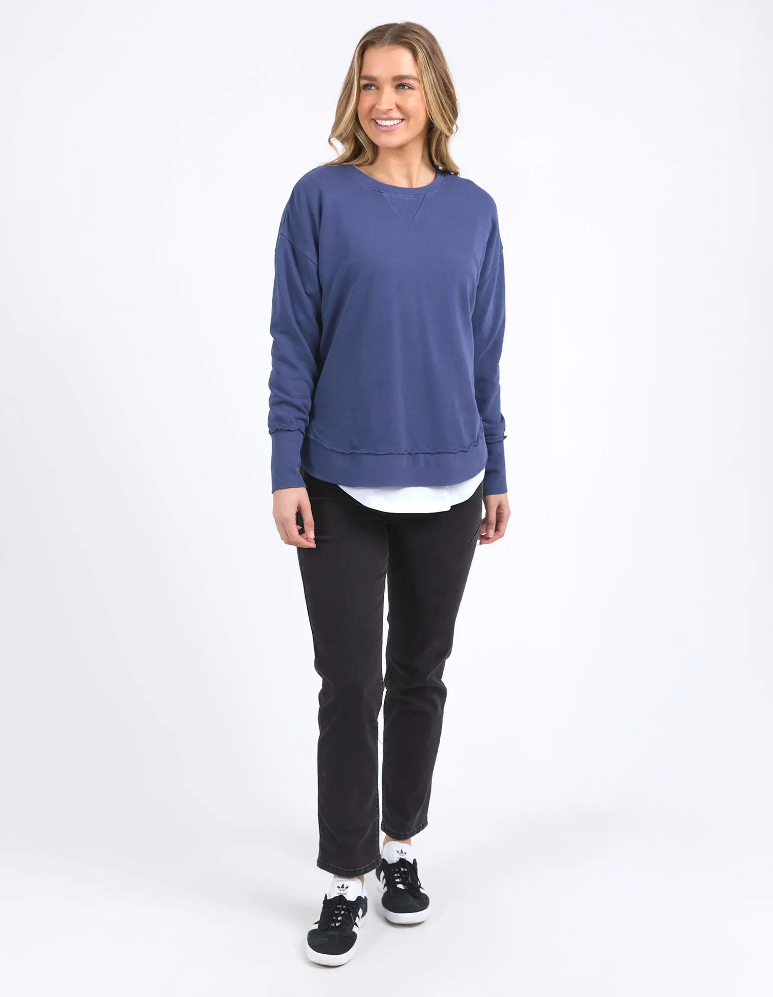 Foxwood Delilah Crew Deep Blue