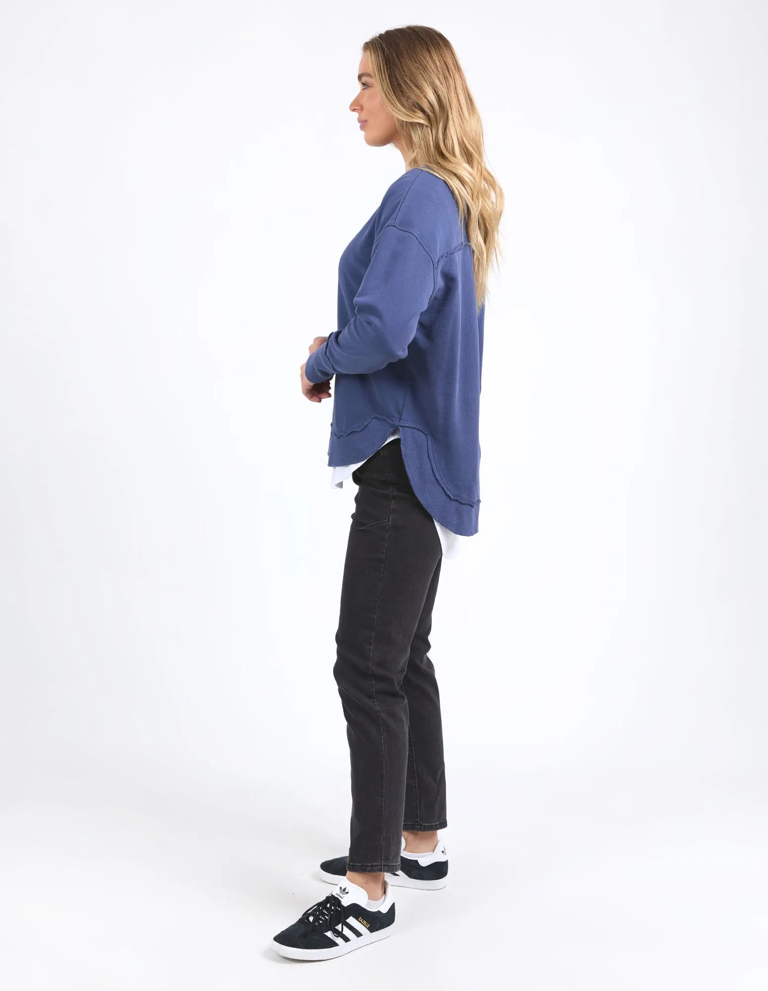 Foxwood Delilah Crew Deep Blue