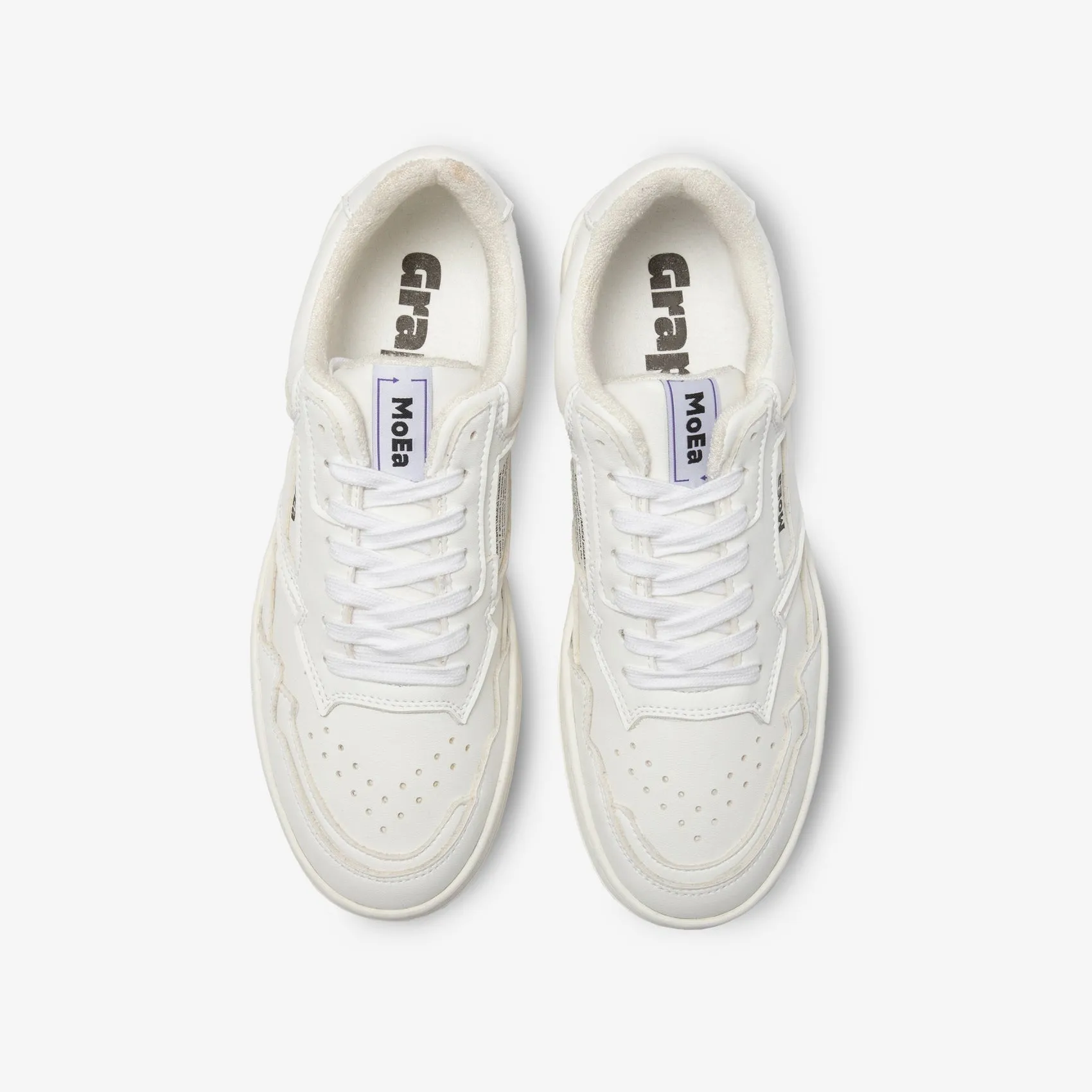 GEN1 Sneaker in White Plant Leather from MoEa