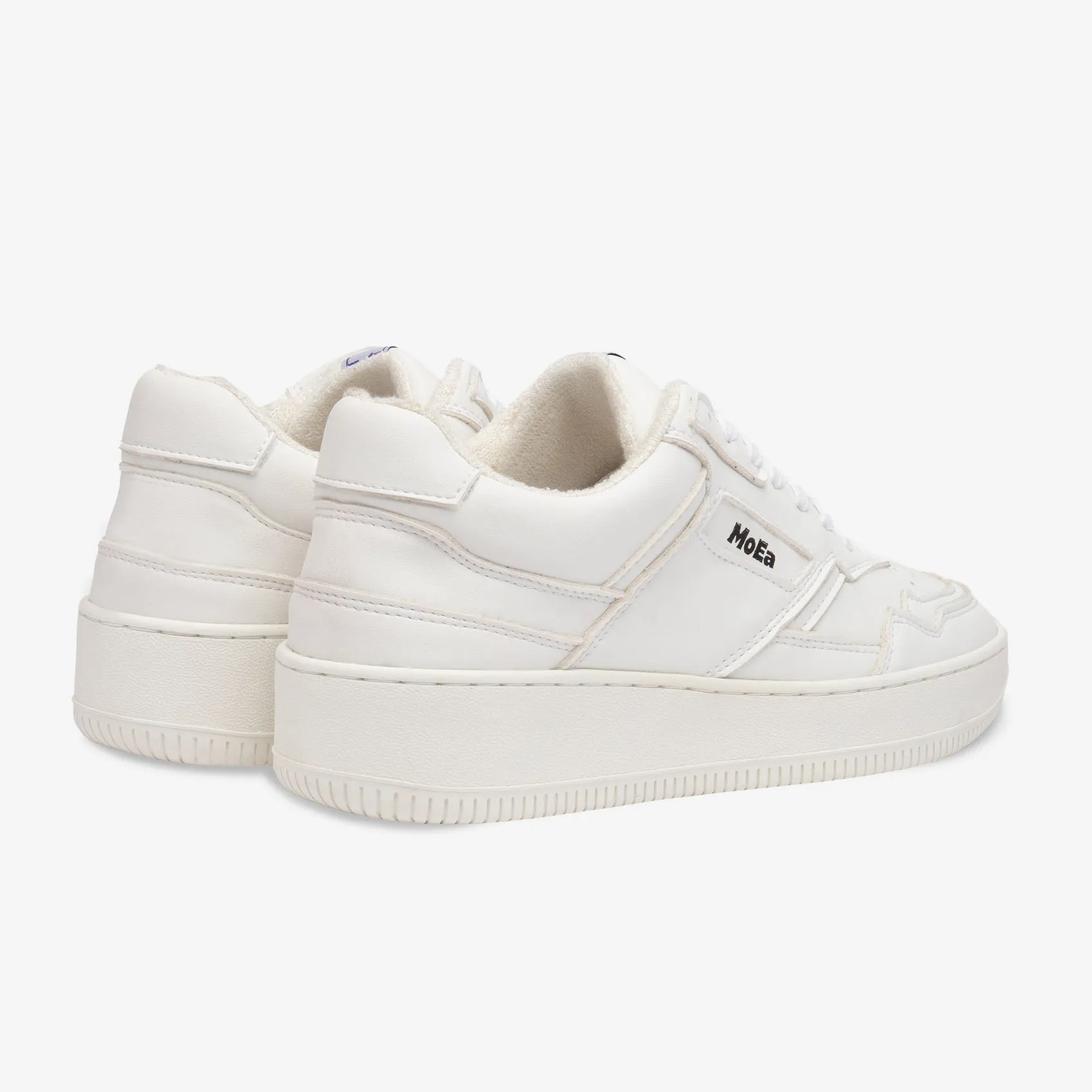 GEN1 Sneaker in White Plant Leather from MoEa