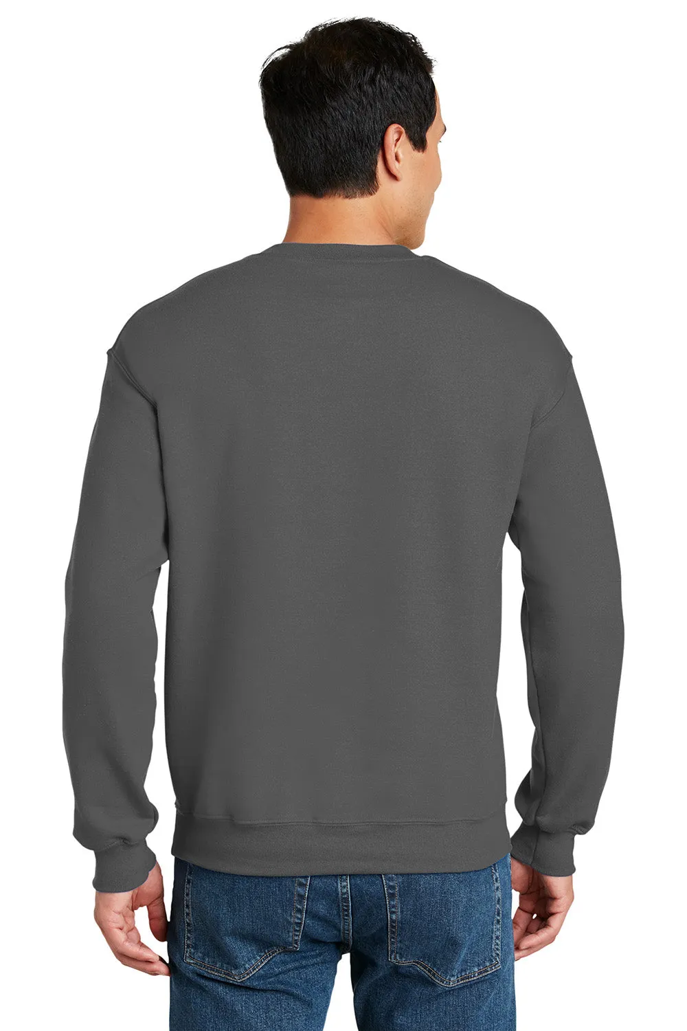 Gildan Mens DryBlend Moisture Wicking Fleece Crewneck Sweatshirt - Charcoal Grey