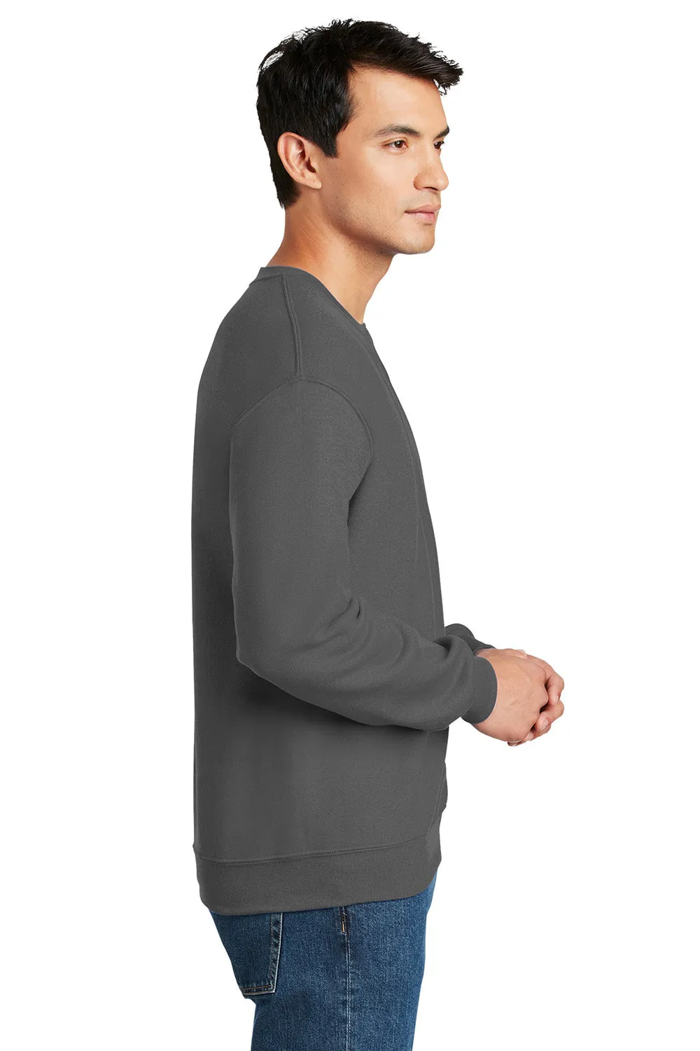 Gildan Mens DryBlend Moisture Wicking Fleece Crewneck Sweatshirt - Charcoal Grey