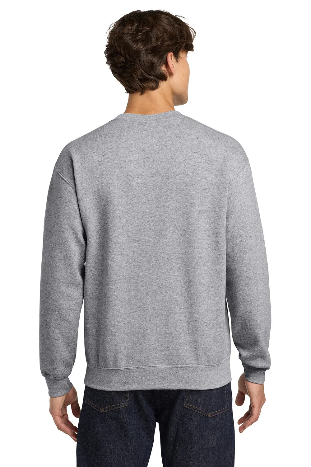 Gildan Mens Pill Resistant Fleece Crewneck Sweatshirt - Sport Grey