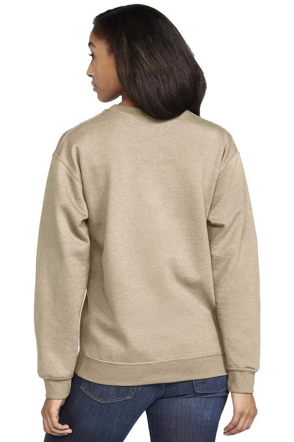 Gildan Mens Softstyle Crewneck Sweatshirt - Sand