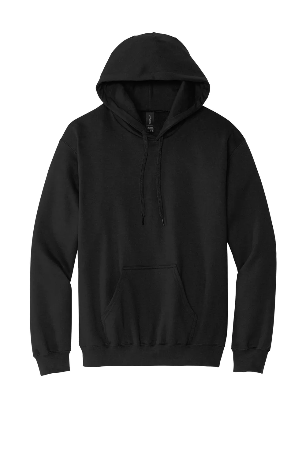 Gildan Mens Softstyle Hooded Sweatshirt Hoodie w/ Pouch Pocket - Black