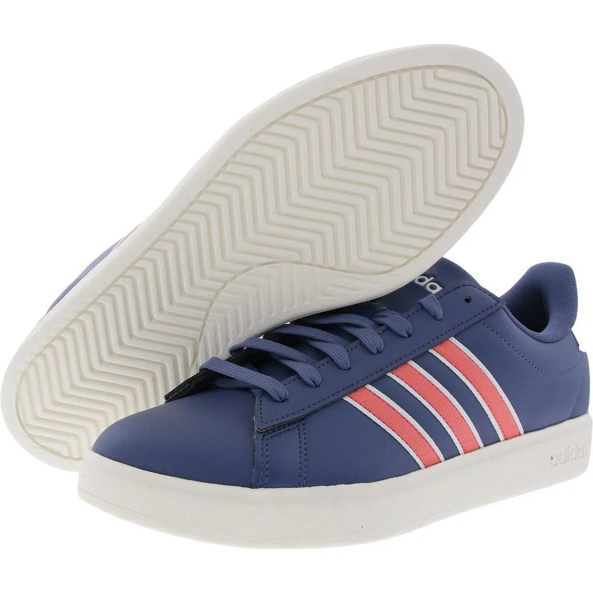 Grand Court 2.0 Mens Lace-Up Faux Leather Other Sports Shoes
