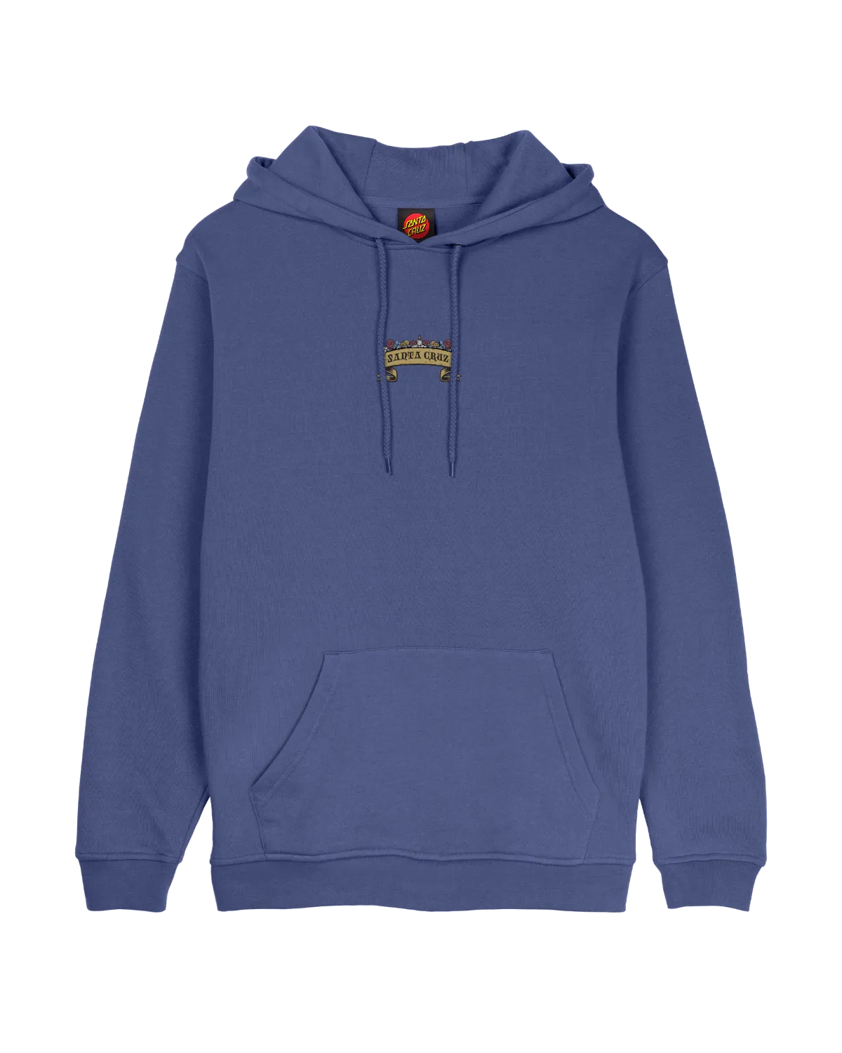 Guzman Scroll Front Hoodie in Navy Dusk