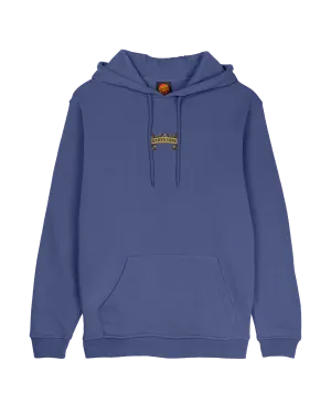 Guzman Scroll Front Hoodie in Navy Dusk