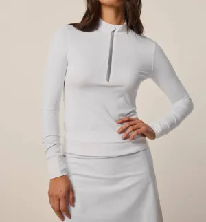 Halley Quarter Zip Pullover In Arctic