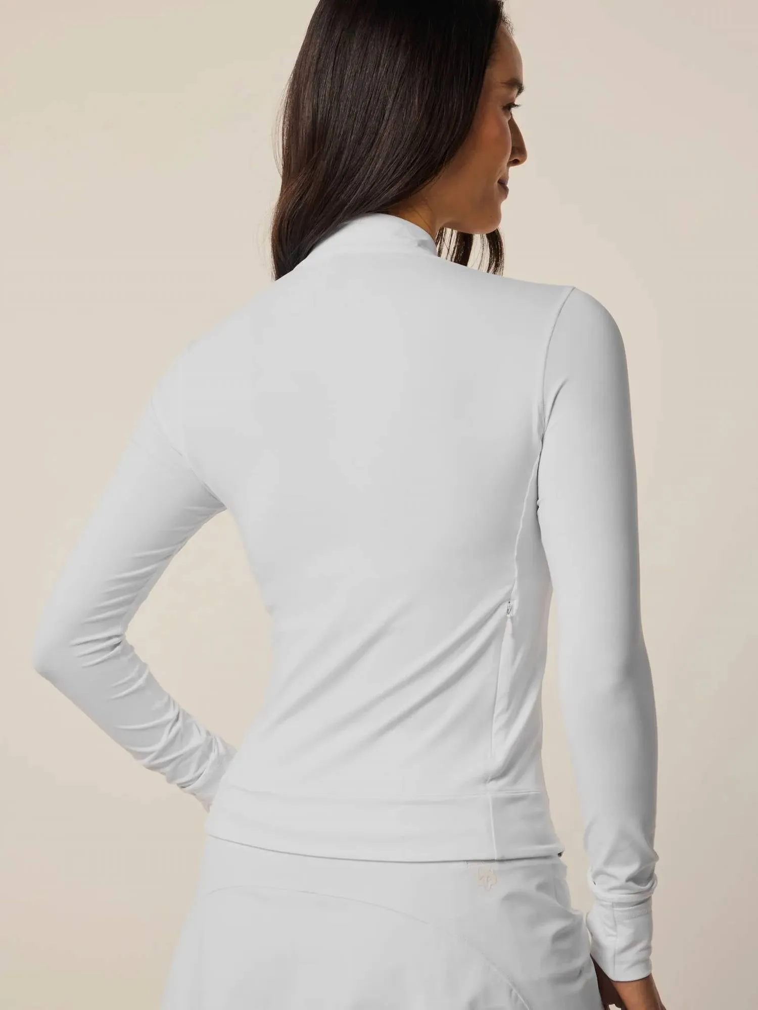Halley Quarter Zip Pullover In Arctic