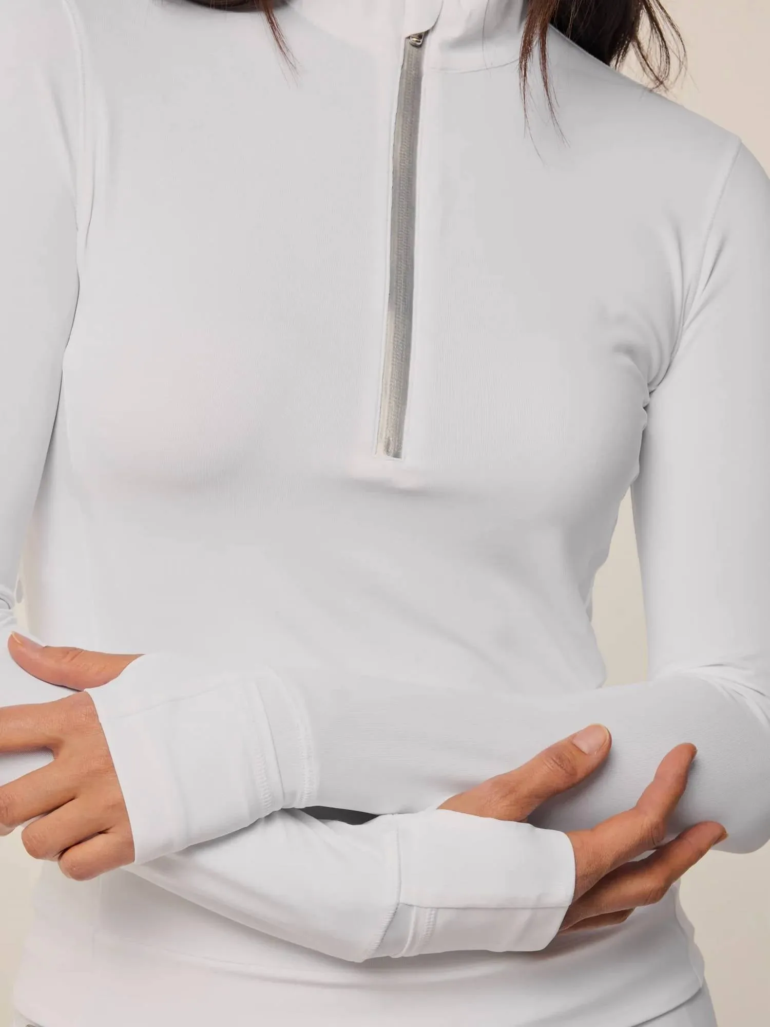Halley Quarter Zip Pullover In Arctic