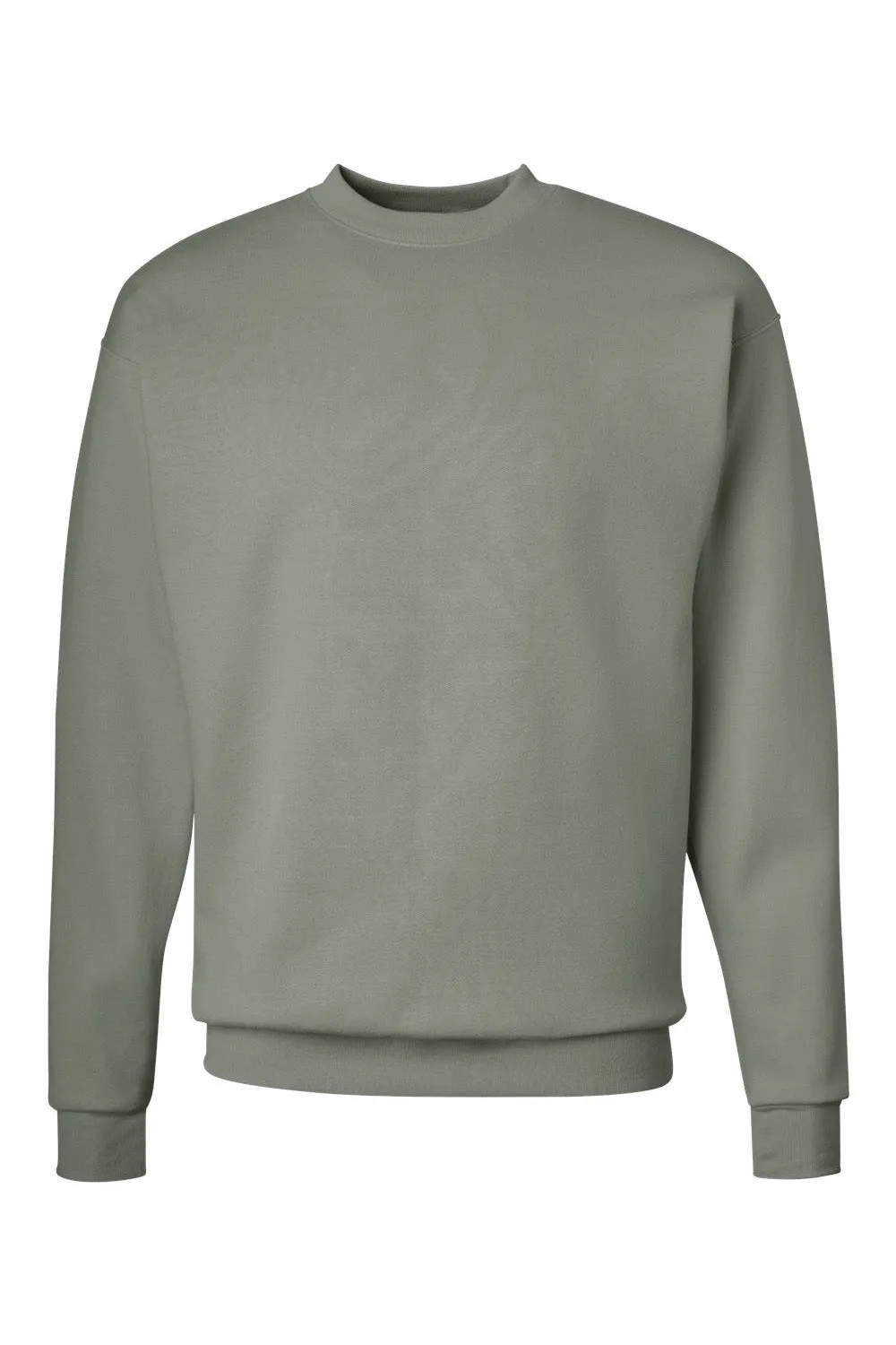 Hanes Mens EcoSmart Print Pro XP Pill Resistant Fleece Crewneck Sweatshirt - Stonewashed Green