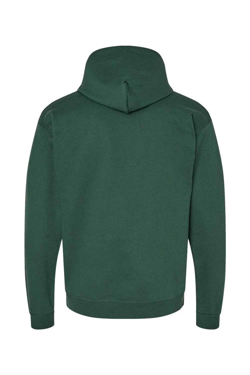 Hanes Mens EcoSmart Print Pro XP Pill Resistant Hooded Sweatshirt Hoodie w/ Pouch Pocket - Athletic Dark Green