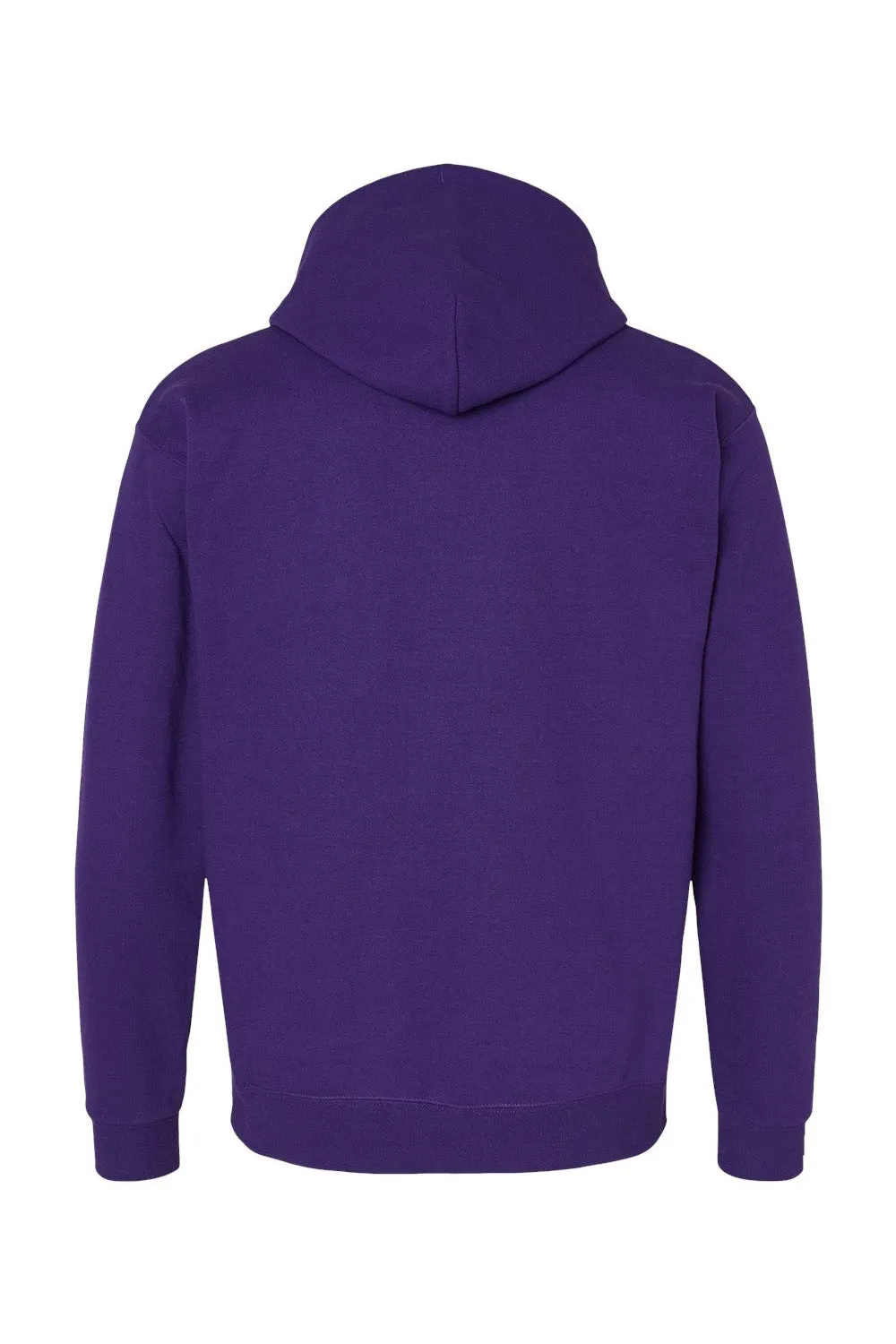 Hanes Mens EcoSmart Print Pro XP Pill Resistant Hooded Sweatshirt Hoodie w/ Pouch Pocket - Athletic Purple