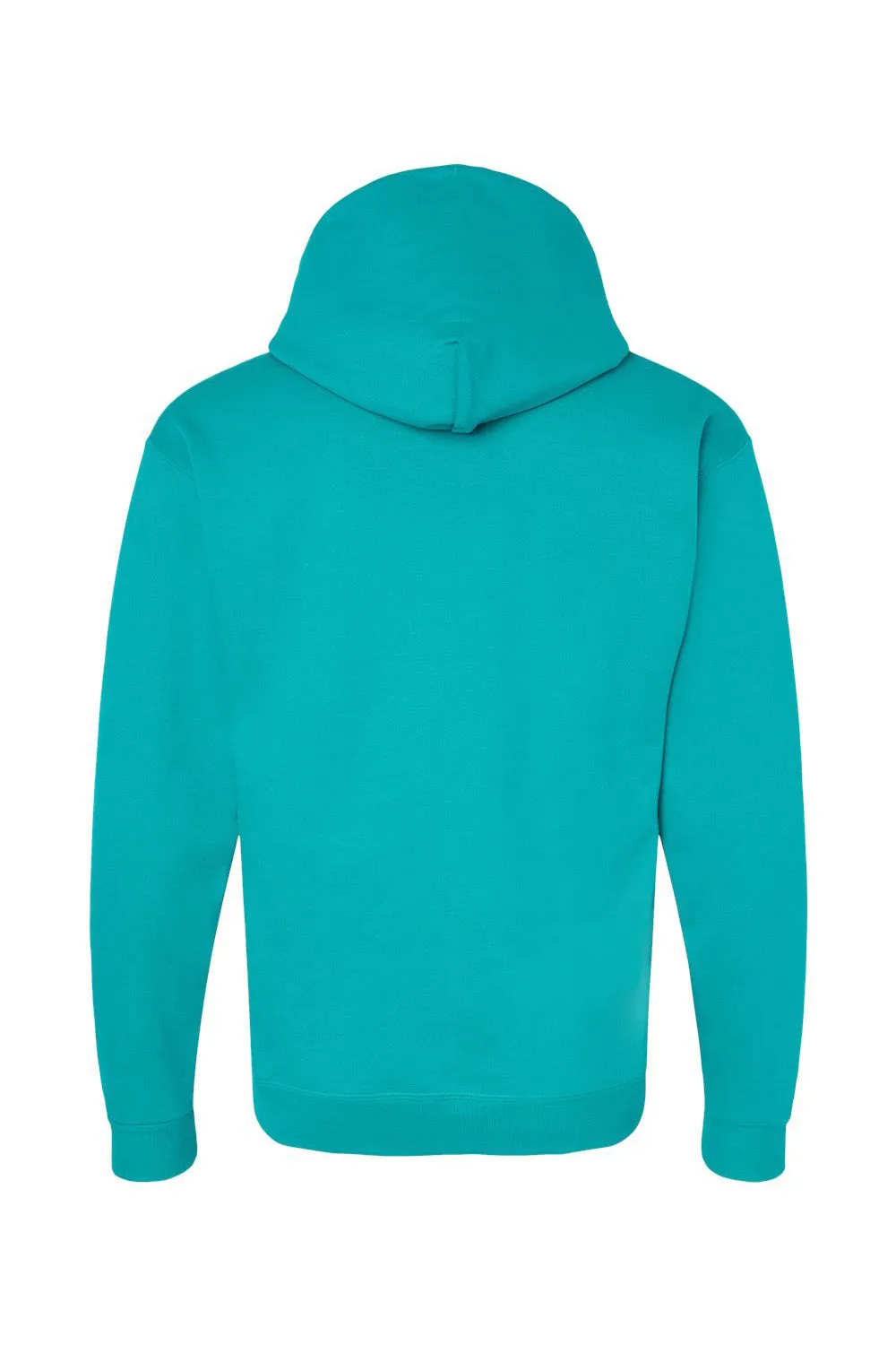 Hanes Mens EcoSmart Print Pro XP Pill Resistant Hooded Sweatshirt Hoodie w/ Pouch Pocket - Athletic Teal Green