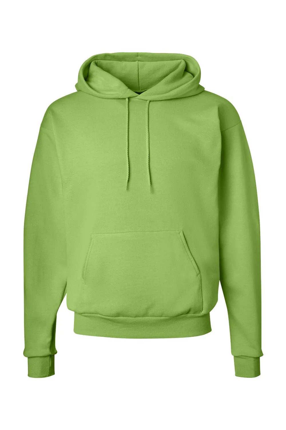 Hanes Mens EcoSmart Print Pro XP Pill Resistant Hooded Sweatshirt Hoodie w/ Pouch Pocket - Lime Green