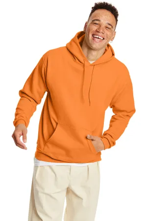 Hanes Mens EcoSmart Print Pro XP Pill Resistant Hooded Sweatshirt Hoodie w/ Pouch Pocket - Tennessee Orange
