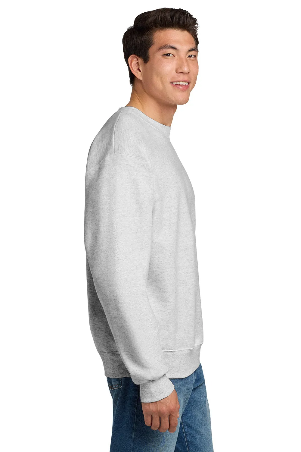Hanes Mens Ultimate Cotton PrintPro XP Pill Resistant Crewneck Sweatshirt - Ash Grey