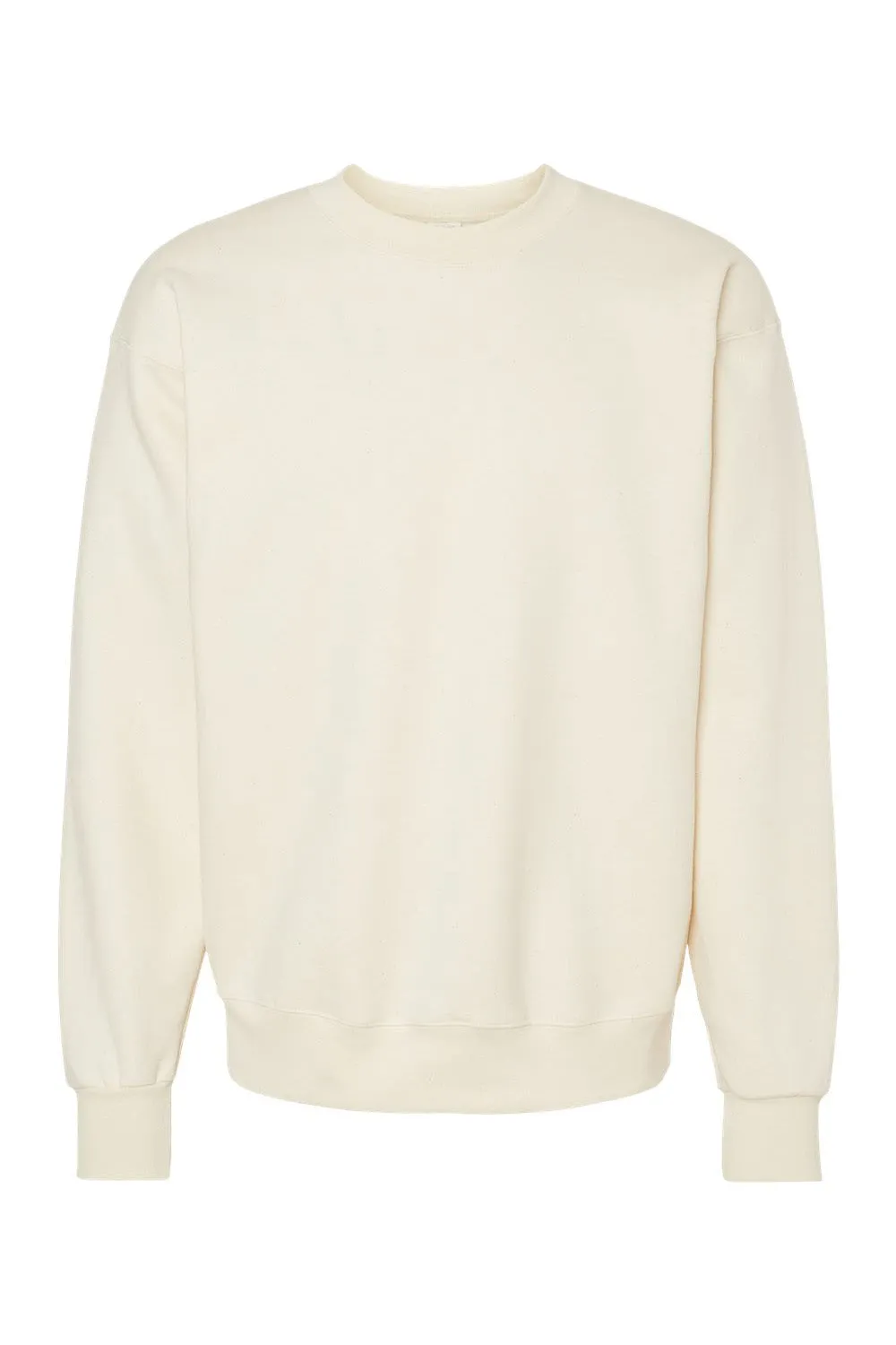 Hanes Mens Ultimate Cotton PrintPro XP Pill Resistant Crewneck Sweatshirt - Natural