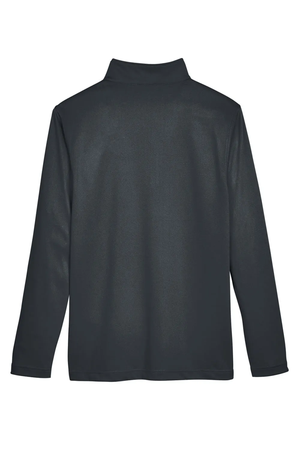 Harriton Mens Advantage Performance Moisture Wicking 1/4 Zip Sweatshirt - Dark Charcoal Grey