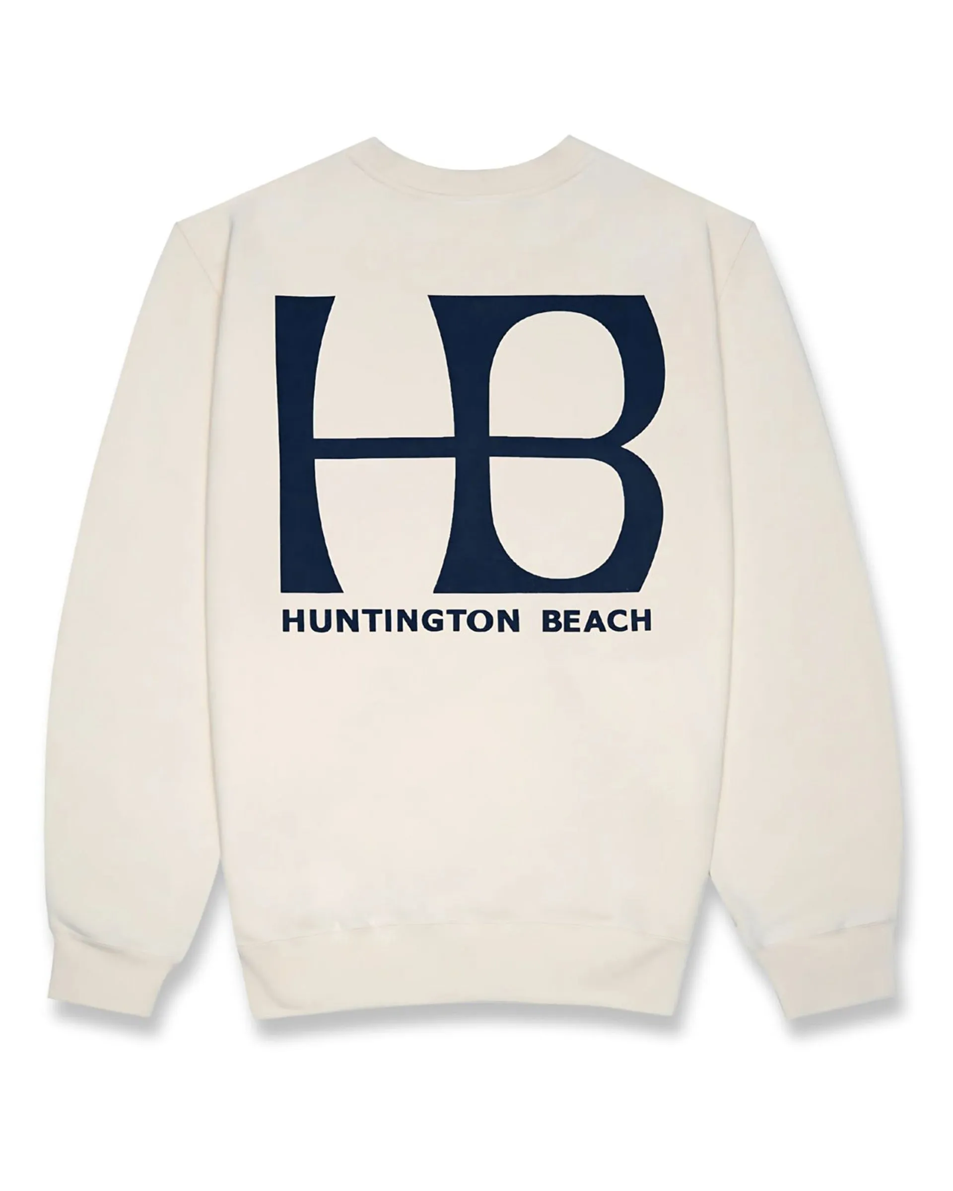 HB City Logo 2 Crewneck Sweatshirt - Bone