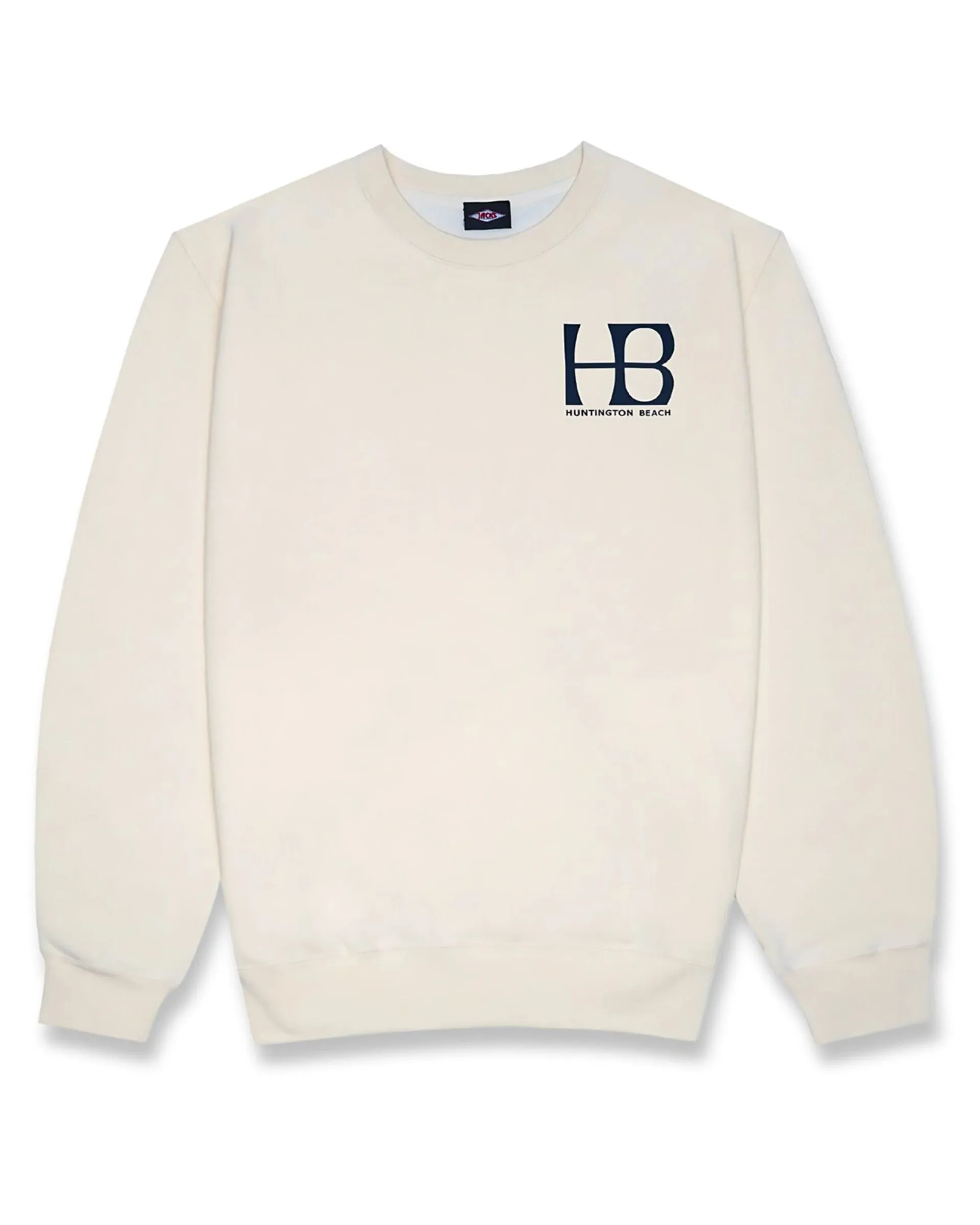 HB City Logo 2 Crewneck Sweatshirt - Bone