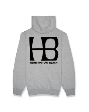 HB City Logo 2 Pullover Hoodie - Heather Grey