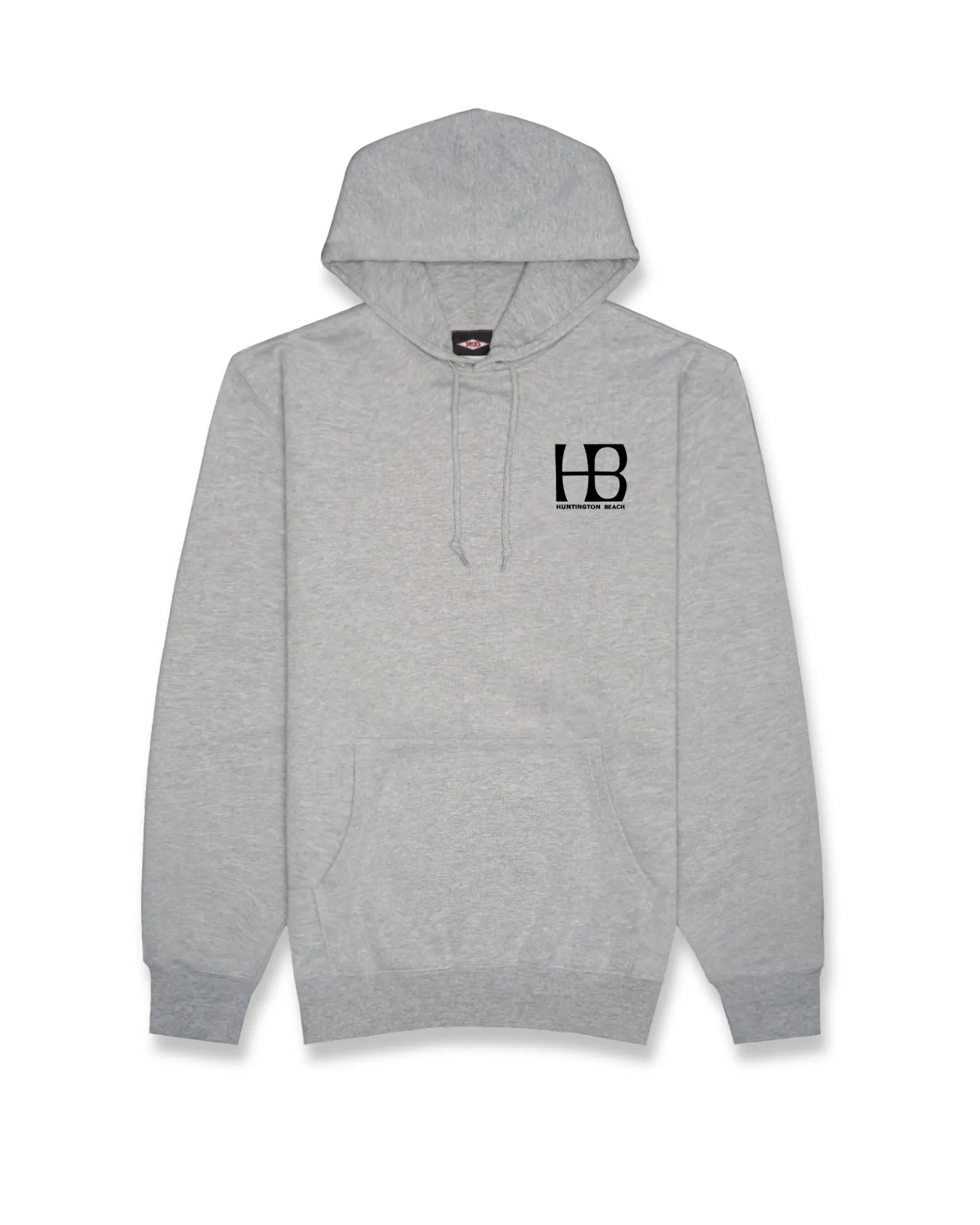 HB City Logo 2 Pullover Hoodie - Heather Grey