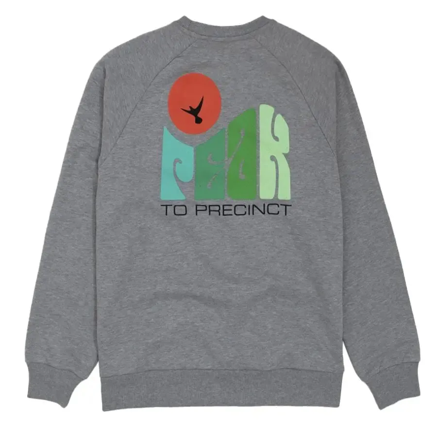 Hikerdelic Peak Dove Sweatshirt Grey Marl