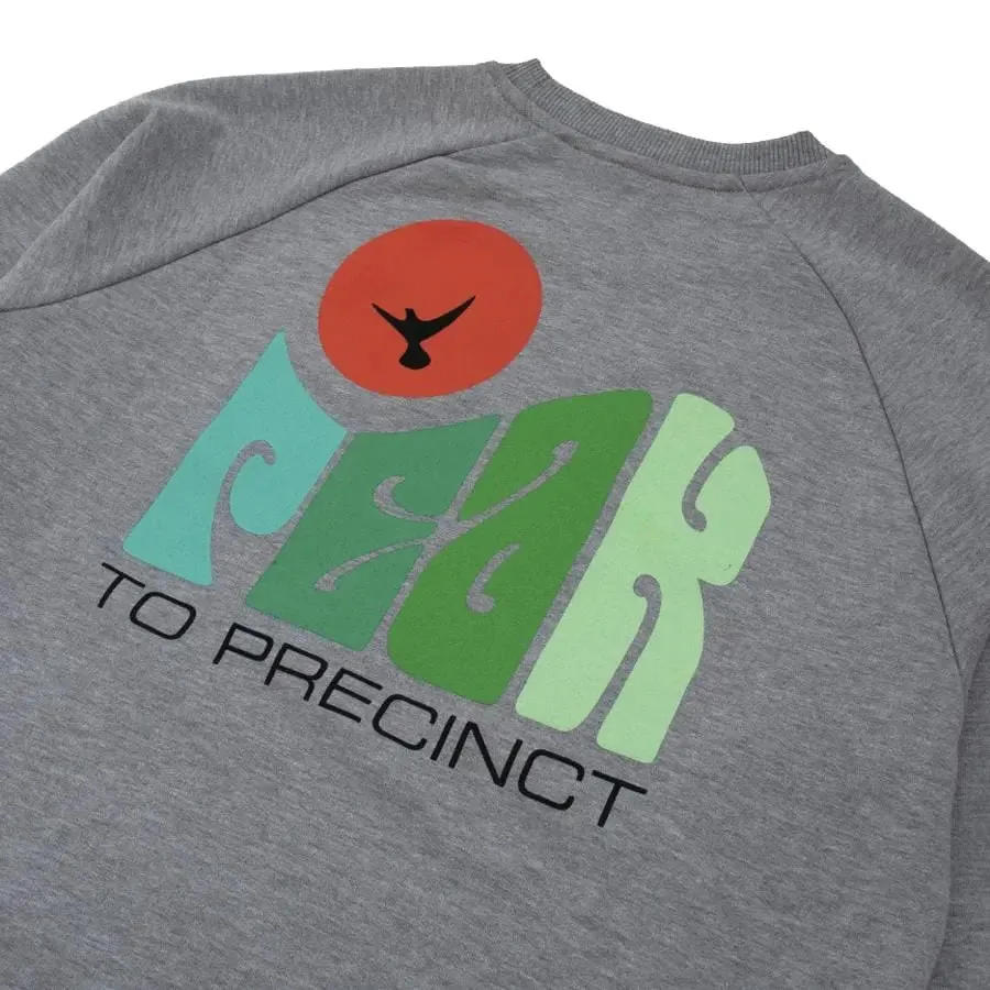 Hikerdelic Peak Dove Sweatshirt Grey Marl