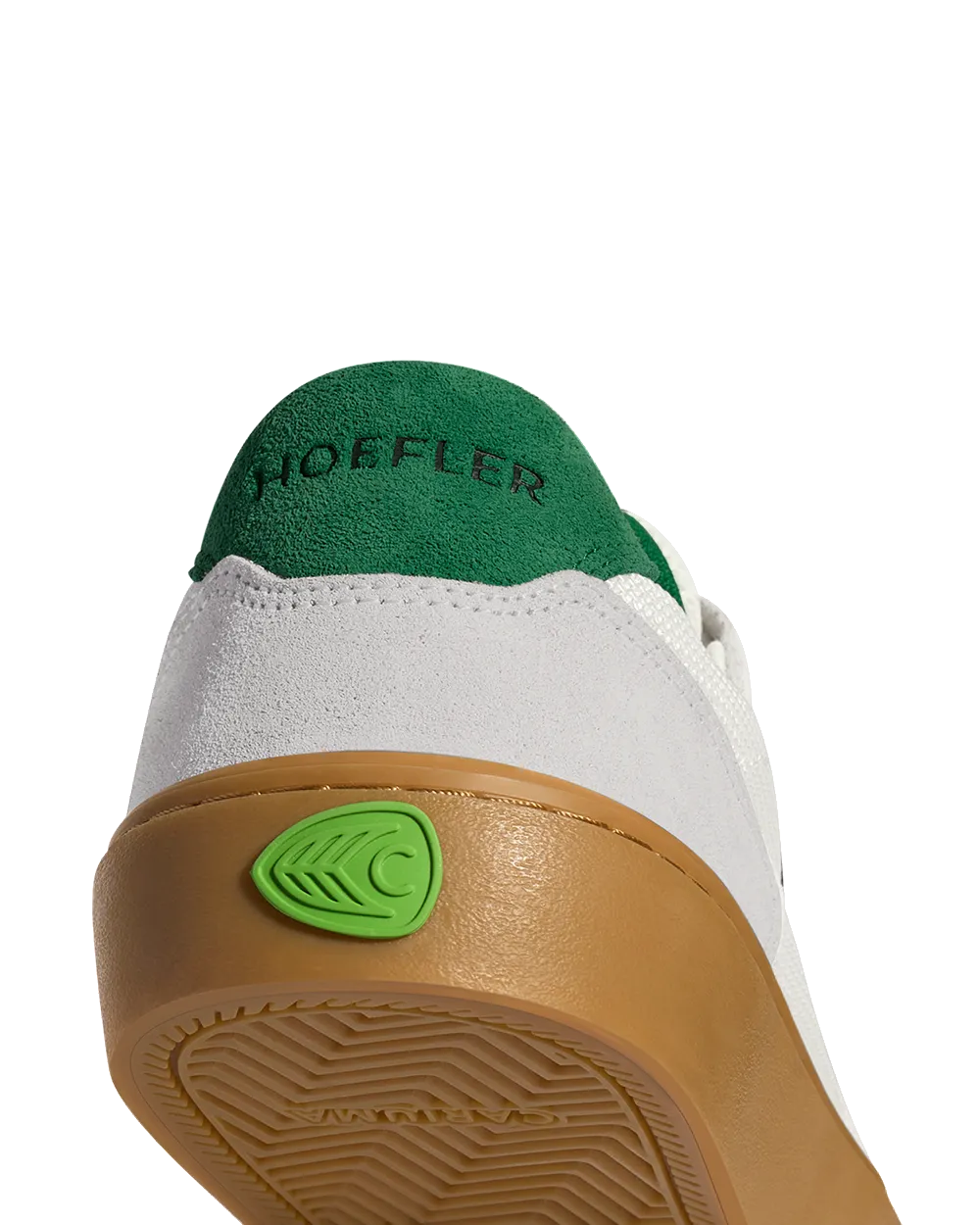 Hoefler T20 Pro Shoes in Smoke White Gum, Green & Black