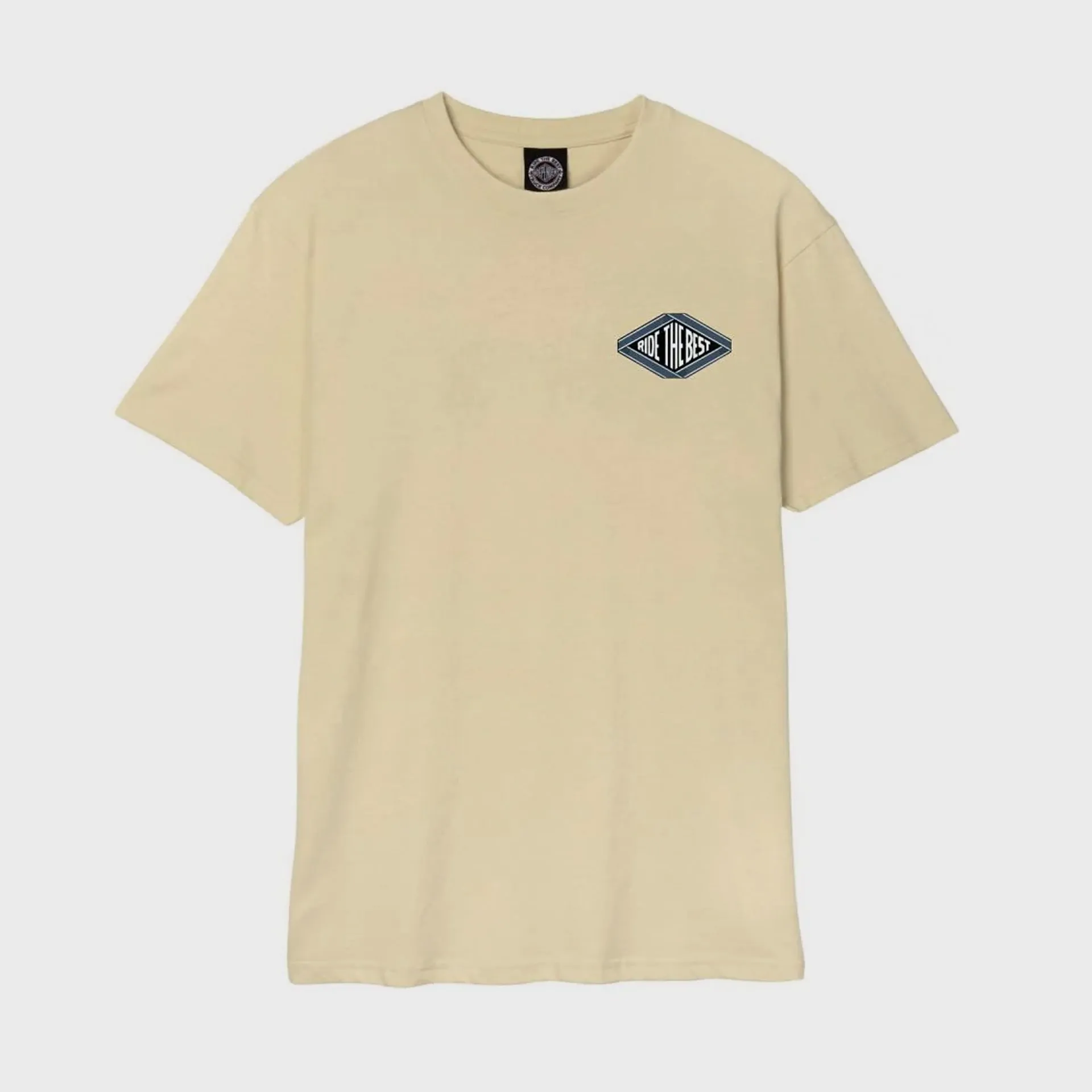 Independent Mens Summit Scroll T-Shirt - Sand