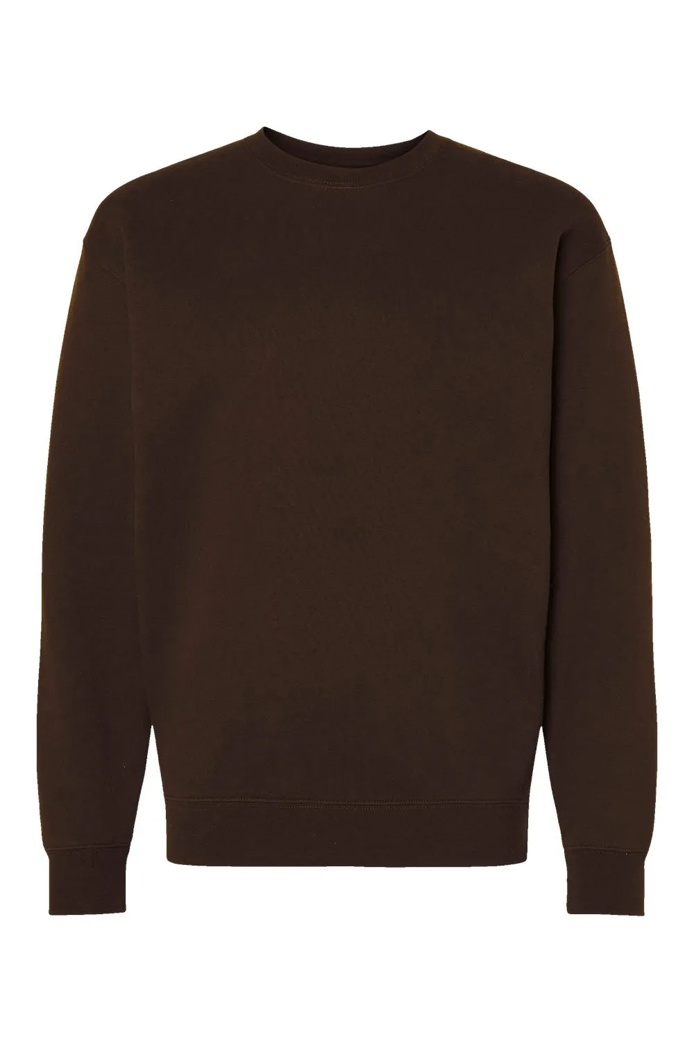 Independent Trading Company Mens Crewneck Sweatshirt - Brown