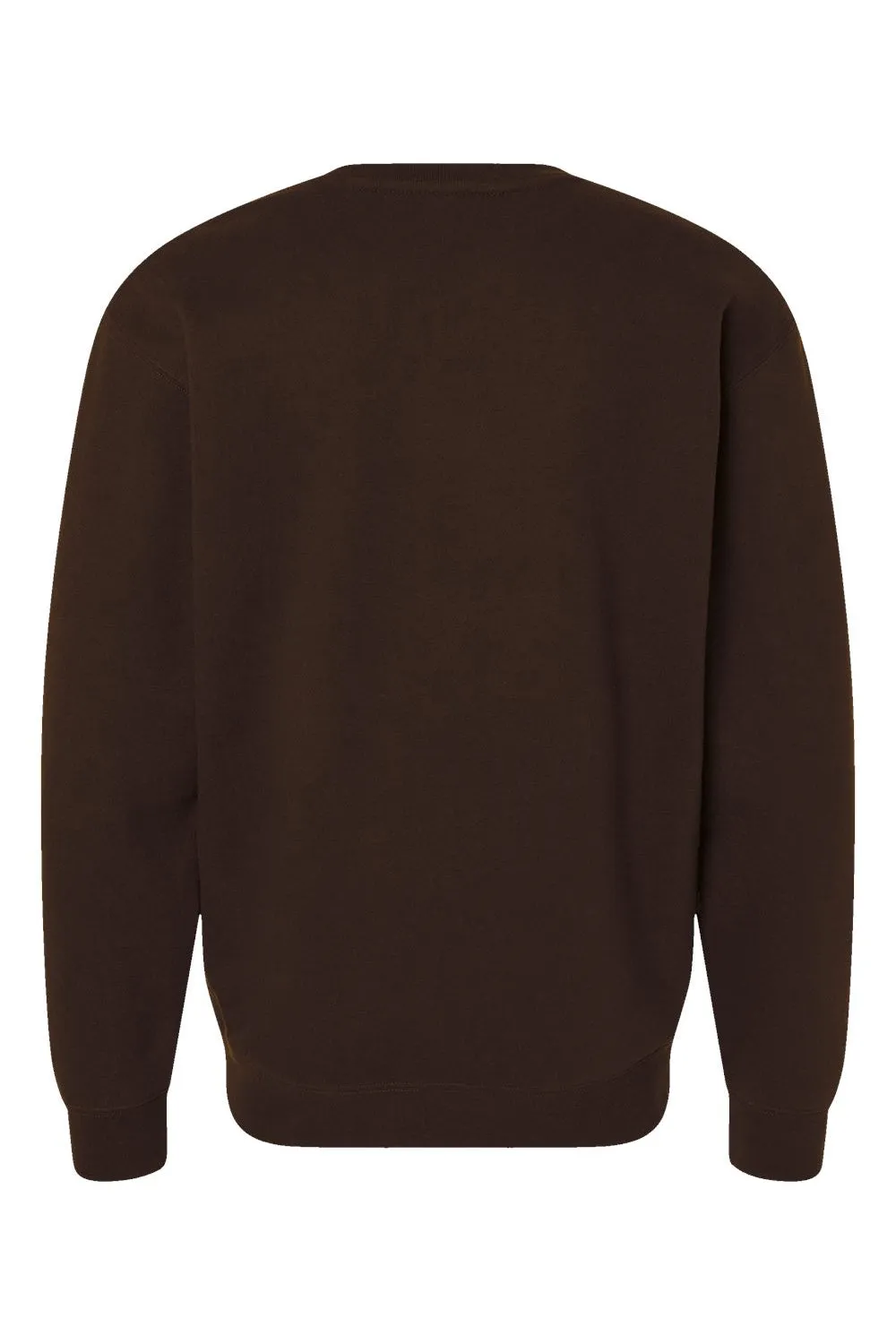 Independent Trading Company Mens Crewneck Sweatshirt - Brown