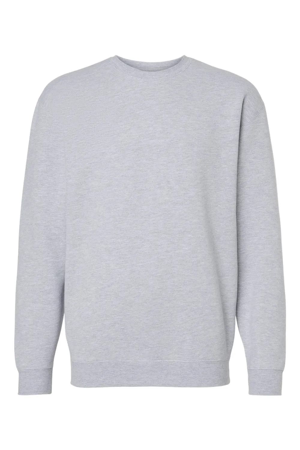 Independent Trading Company Mens Crewneck Sweatshirt - Heather Grey