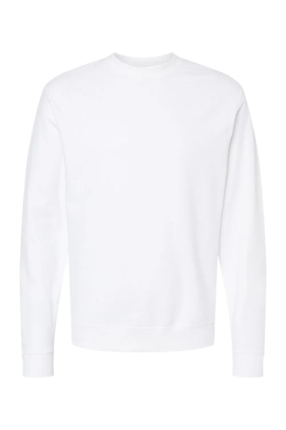 Independent Trading Company Mens Crewneck Sweatshirt - White