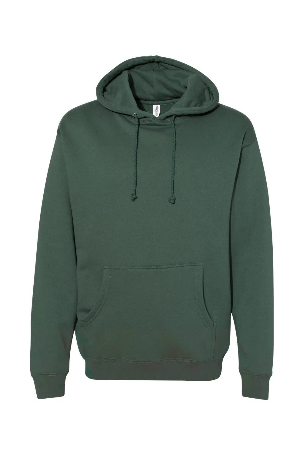 Independent Trading Company Mens Hooded Sweatshirt Hoodie w/ Pouch Pocket - Alpine Green