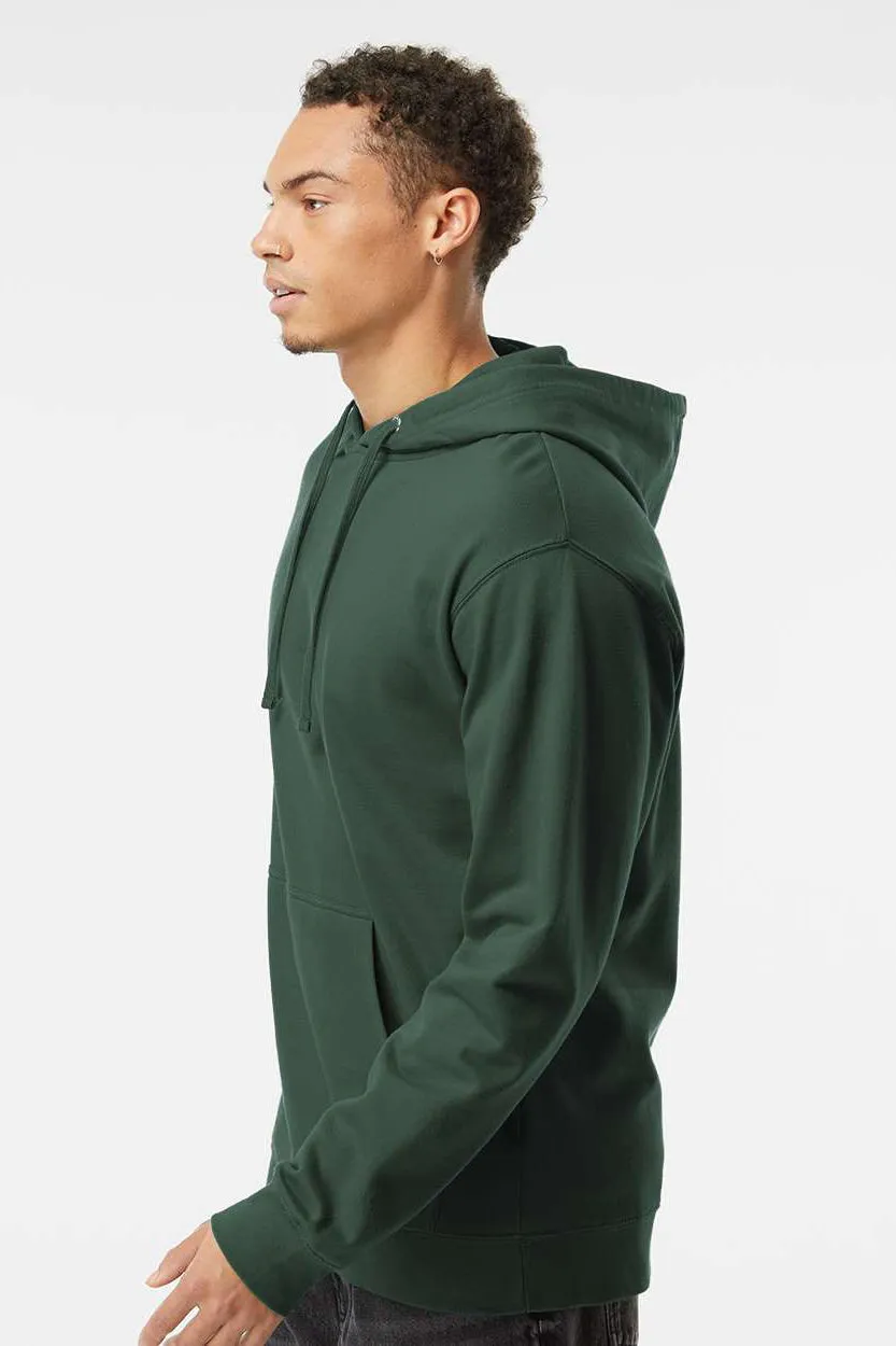 Independent Trading Company Mens Hooded Sweatshirt Hoodie w/ Pouch Pocket - Alpine Green